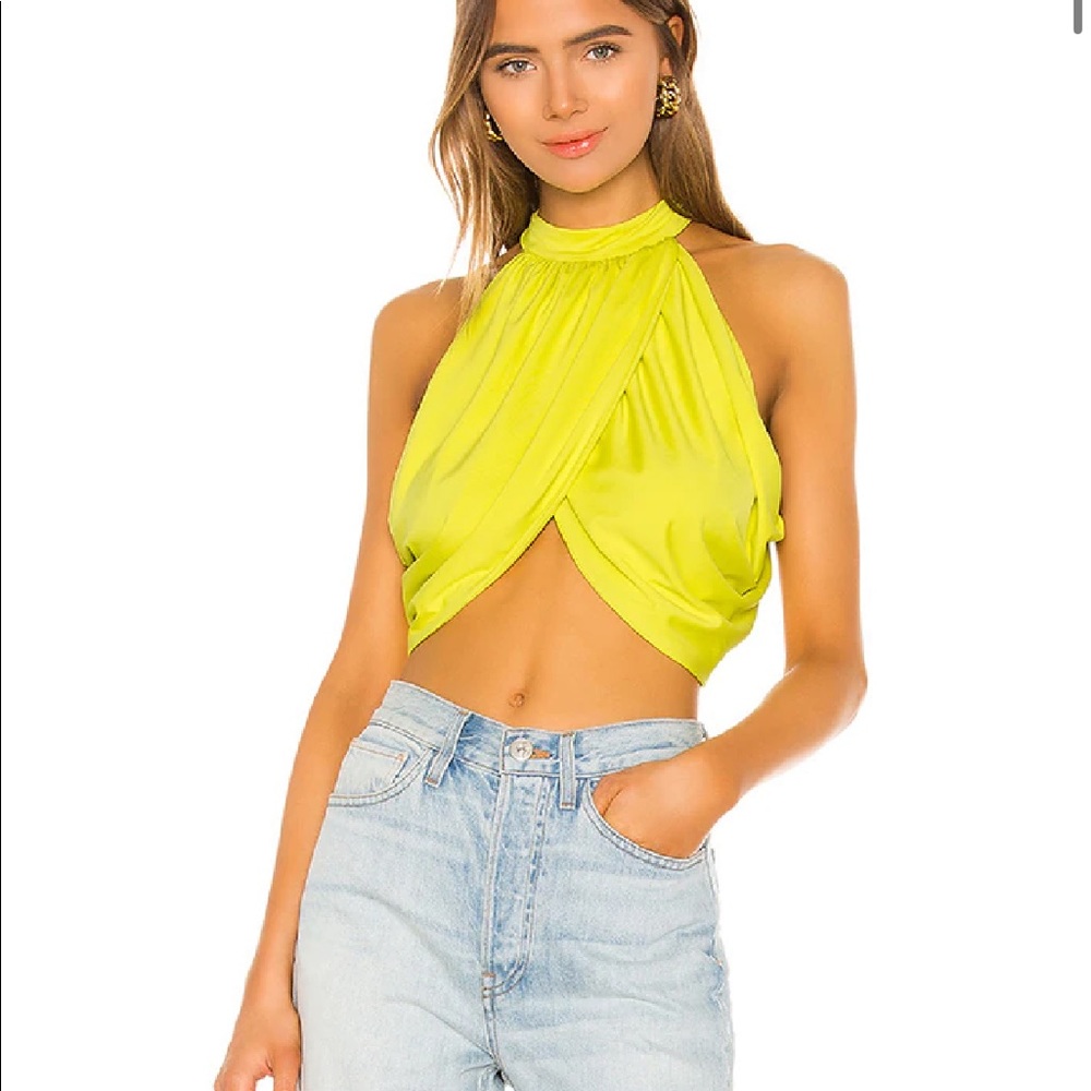 Superdown Emani Wrap Crop Top